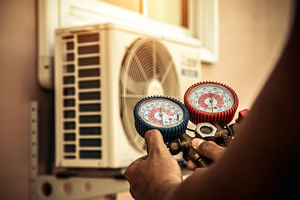 Professional Hvac technician working in Trimble, OH